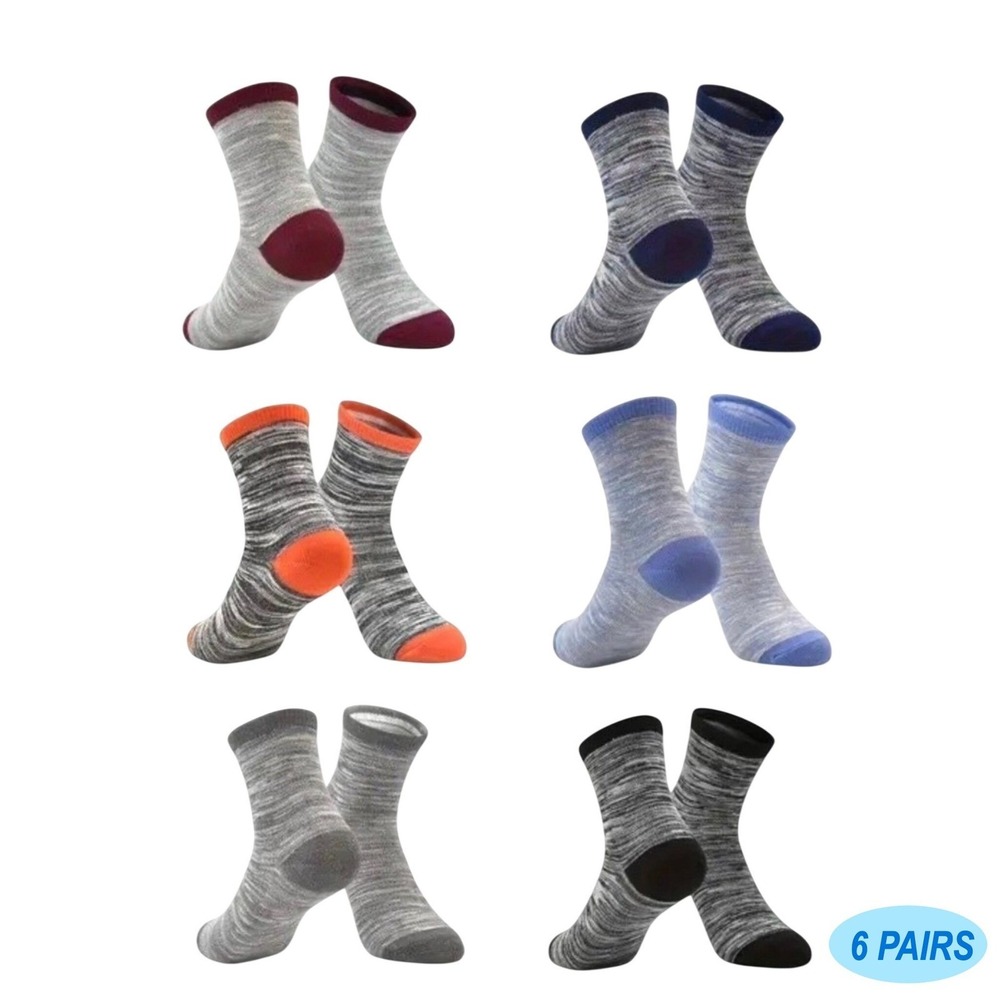 Sports Casual Crew Socks 7-10 YO‎ Boys Retro Striped Soft Anti-slip Youth NEW